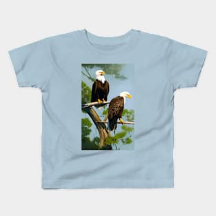 Bald eagles Kids T-Shirt